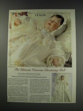 1991 Lenox Christening Doll Ad