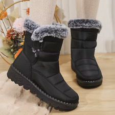 Womens Ladies Fur Lined Snow