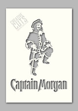 Captain Morgan Rum Stencil ---