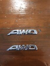 subaru forester SF SG S-Turbo AWD letters badge word x2 2000-2005 impreza legacy