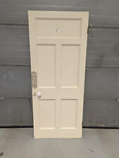 Second hand internal door, pine with white porcelain door knob, 2030mmx 840mm