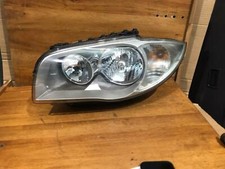 BMW 1 SERIES 2007 PASSENGER (BROKEN CLIPS) HEAD LIGHT/LAMP
