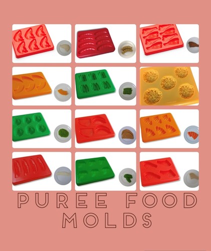 Puree food molds for - puree,