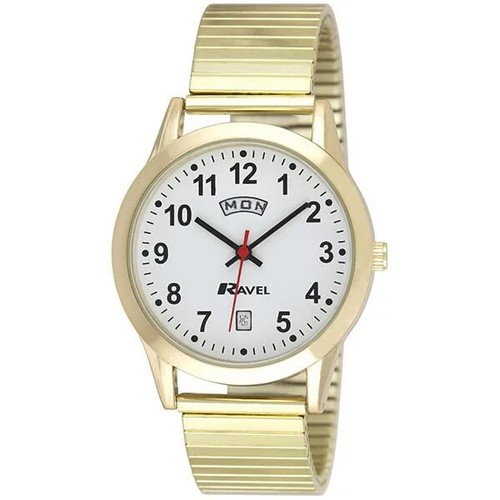Gents easy read watch gold - easy,