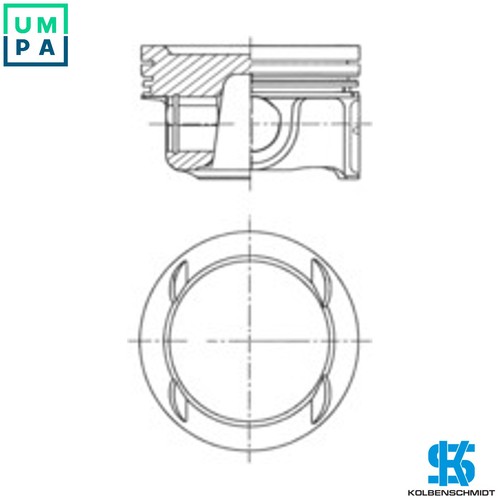 Piston 41784620 for - piston,