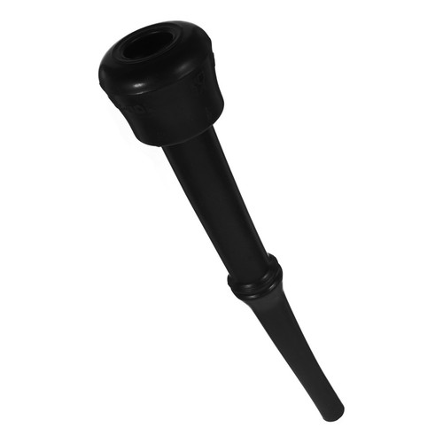 Black rubber milking - black,