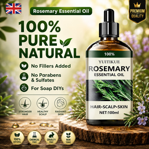Pure rosemary essential oil - essential,
