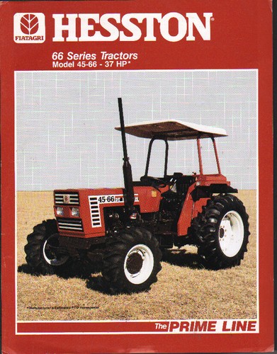 Fiatagri hesston series - hesston, series"