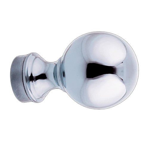 Brass fancy ball end cap - fancy,