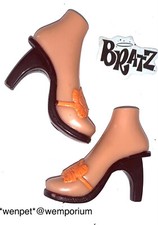 Bratz Formal Funk Jade Coral Orange Shoes Heels Feet Clothes