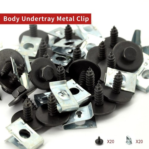 40x undertray clips screws - 40x,