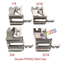 Double Welt Foot Set For Consew 205RB / Juki DU-141 DU-1181 Walking Foot Machine