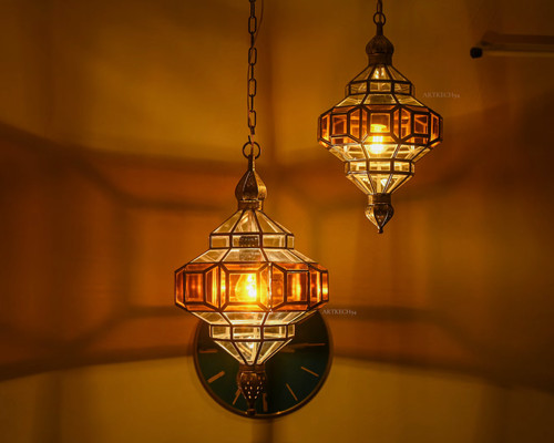 Handmade moroccan pendant - handmade,