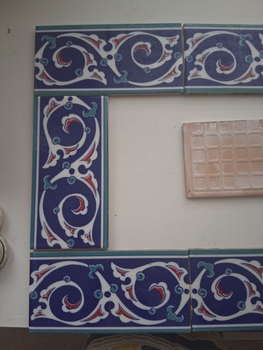 Turkish tiles wave - 14,