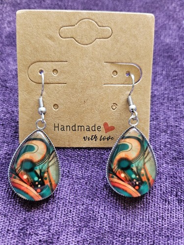 Unusual glass teardrop - glass,