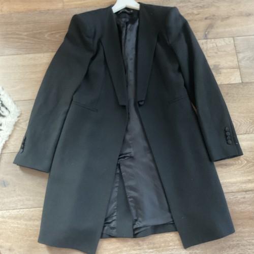 Zara black lightweight coat - black,