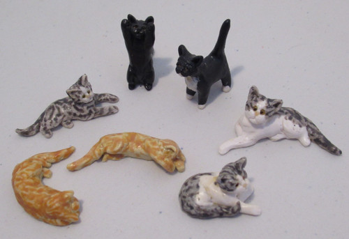 Lot mini cat figures - 7,