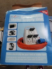 Powerpart Mobile Mains Supply Unit for Camping/Caravaning 230V