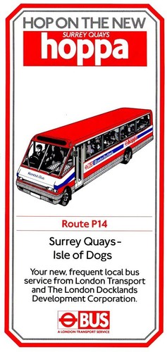 Route p14 london bus timetable - p14,