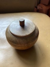 Bins Wooden Lidded Bowl