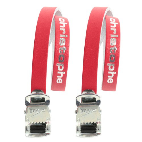 Red leather zefal christophe - red,