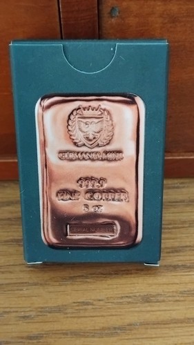 Copper 5oz germania - 5oz, pure