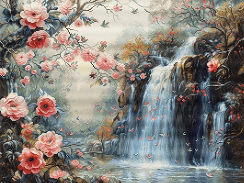 Cross stitch kit - cross, luca-s