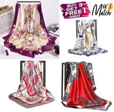 New large women square satin - square,