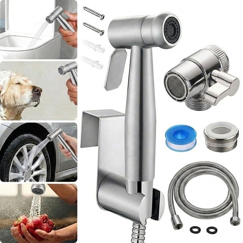 Handheld bidet toilet kit with - bidet,