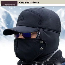 Mens Warm Hat Winter Russian