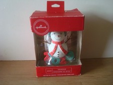 HALLMARK CARDS USA 2020 SNOWMAN HANGING CHRISTMAS TREE ORNAMENT