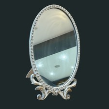 Vintage Cream/Gold Dressing Table Mirror Louis Baroque Rococo French Chic