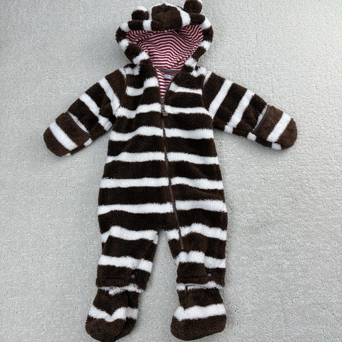 Baby boden brown - white, stripe