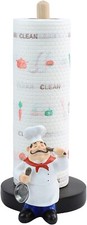 Chef Style Paper Towel Holder | Resin Decor for Kitchen, Cafe & Bakery