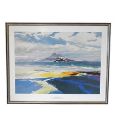 Donald Hamilton Fraser RA Lindisfarne Print – British Modernist – Unsigned