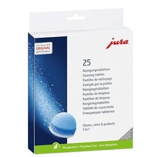 Jura 24190 Cleaning Tablets  3 Phase 25 Pack for JURA fully automatic machines