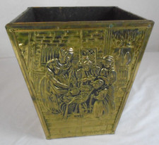 Vintage Retro Brass Log Coal