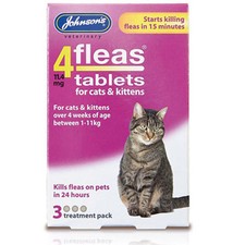 JOHNSONS 4 FLEAS TABLETS FOR