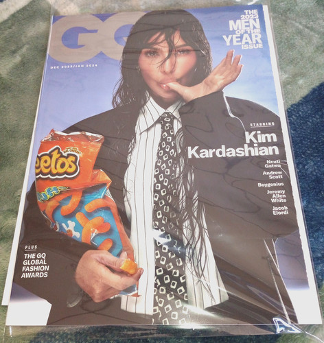 Magazine kim kardashian men - gq,