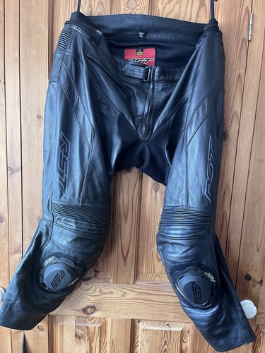 Rst leather trousers size - leather,