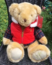 Harrods 2017 Christmas / Xmas Teddy Bear - named Bertie