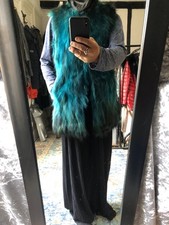 New design 100% real high quality soft fox fur  waistcoat