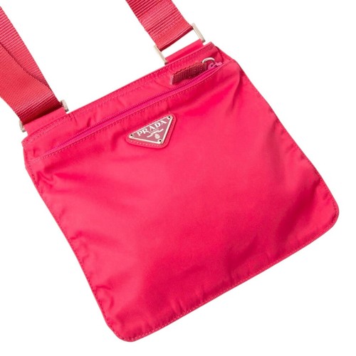 Prada rose red pink tessuto - red,