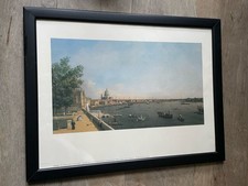 Black Framed print of The