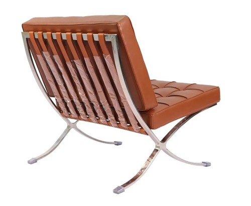 Premium barcelona chair brown - premium,