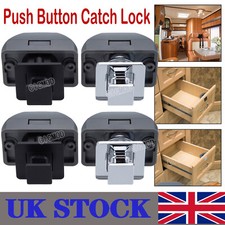 Square Flush Push Button Catch