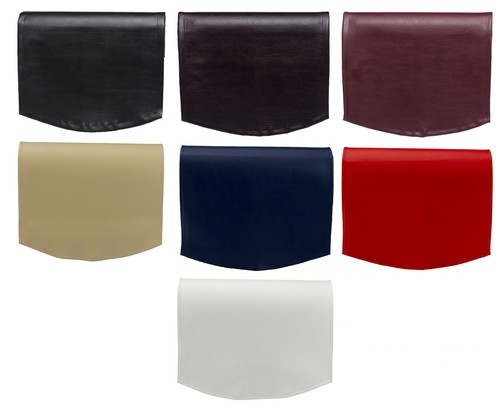 Faux leather chair back - leather,