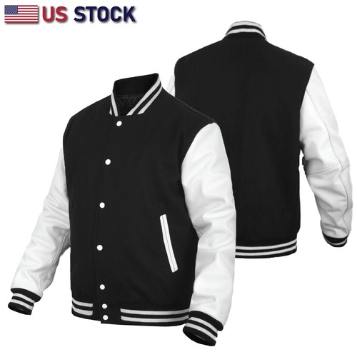 Leather sleeves varsity - sleeves,