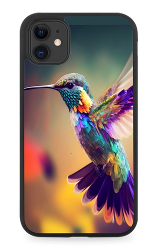 Colourful humming bird rubber - colourful,
