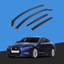 Jaguar XF X250 MK1 2007-2015 4 Door Saloon Wind Deflectors 4pc Tinted